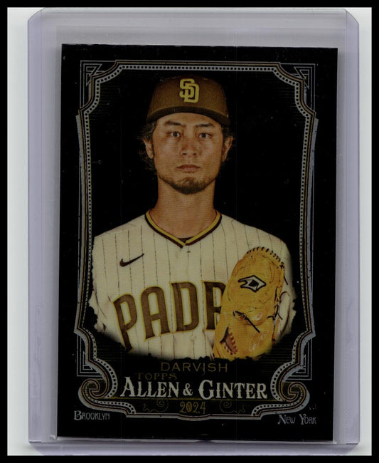 2024 Topps Allen & Ginter X SSP Chrome Black Refractor Yu Darvish #5