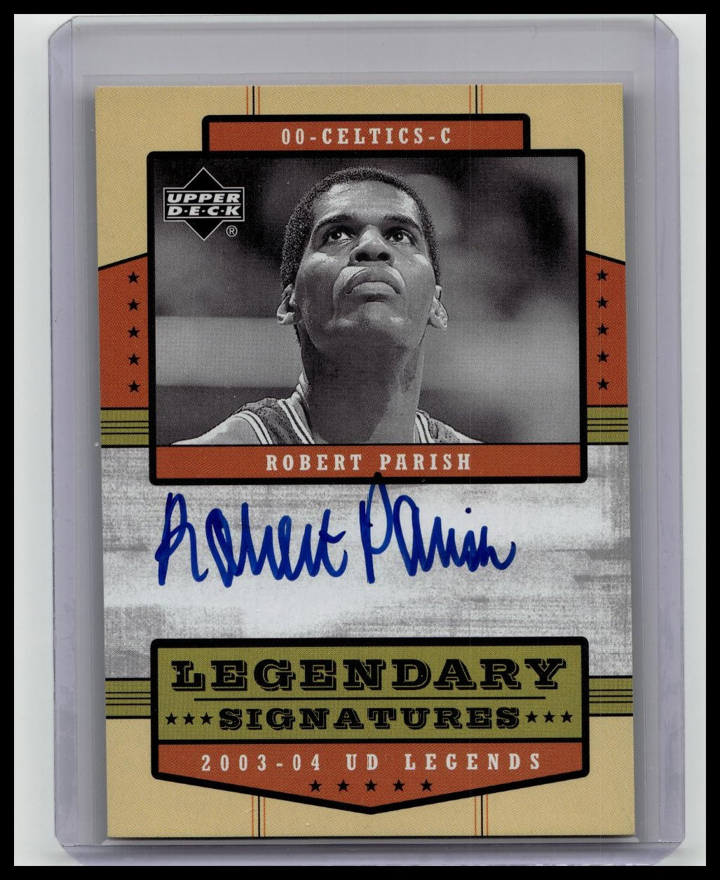 Robert Parish 2003-04 Upper Deck Legends Legendary Signatures Auto Celtics HOF