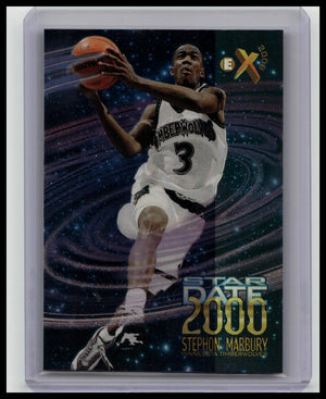 Stephon Marbury #10 Star Date 2000 (RC)- 1996-97 Skybox E-X2000