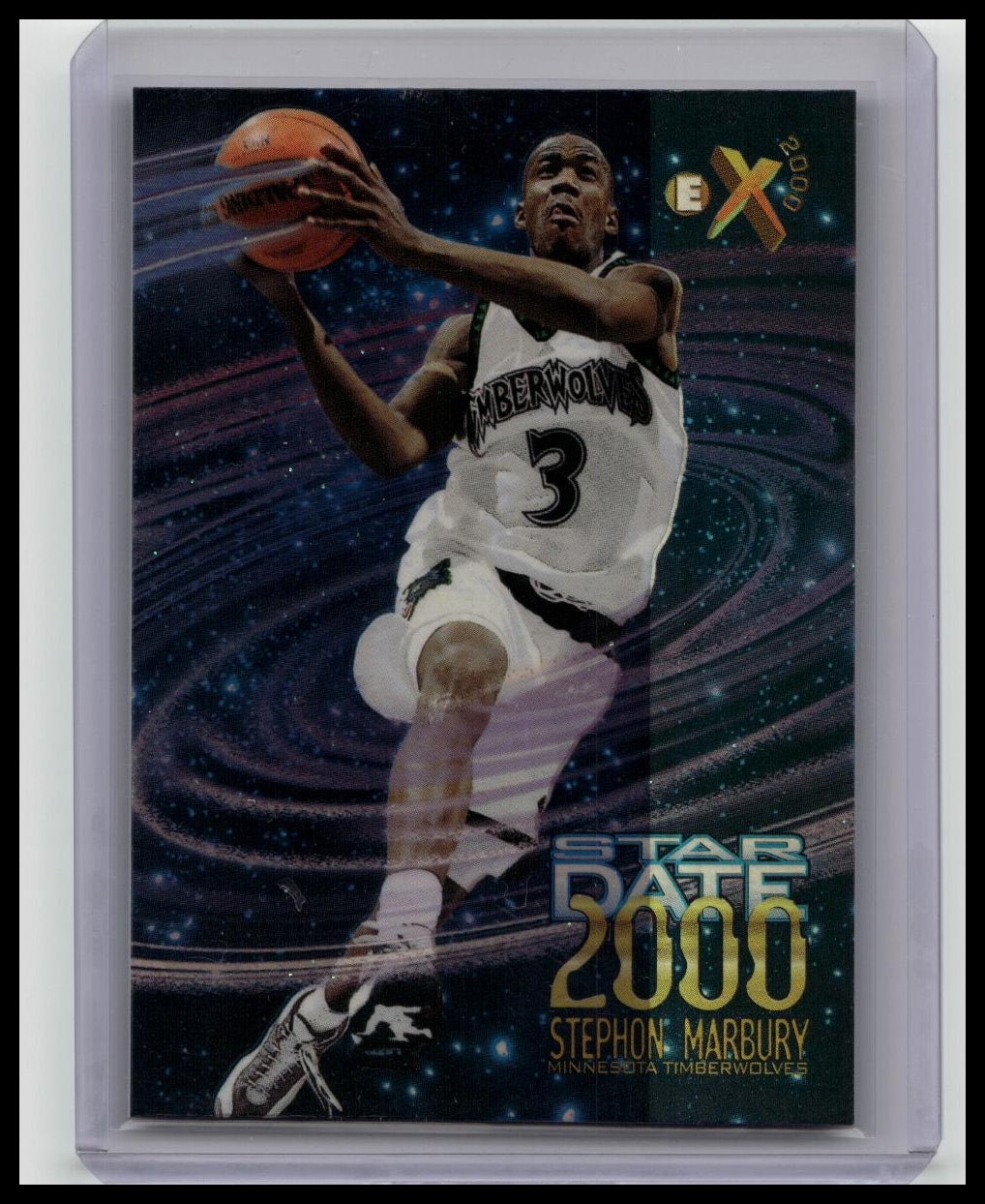 Stephon Marbury #10 Star Date 2000 (RC)- 1996-97 Skybox E-X2000