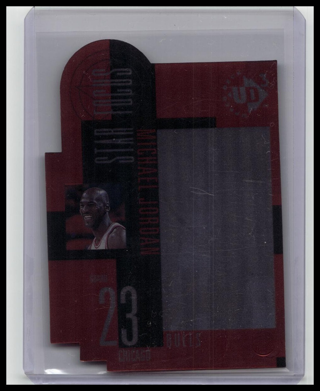 Upper Deck 1996-97 UD3 Star Focus Michael Jordan #23 Chicago Bulls Hologram