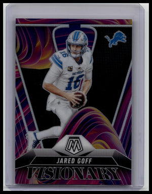 2025 Panini Mosaic - Jared Goff #9 - Visionary - CASE HIT!!! - Detroit Lions