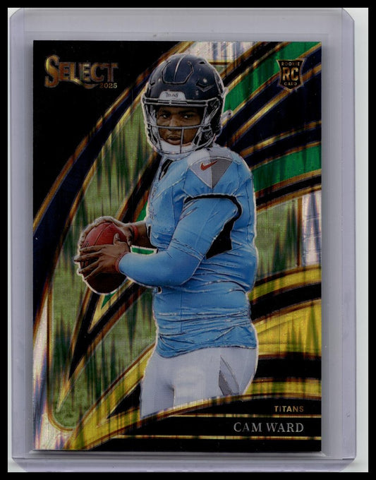 2025 Select Cam Ward Club Level Green And Yellow Shock