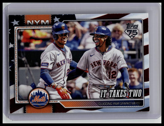2026 Topps Baseball - It Takes Two Independence Day Parallel /76 Soto Lindor