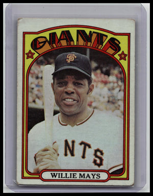 1972 Topps #49 Willie Mays GIANTS
