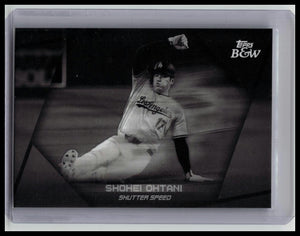 Shohei Ohtani 2024 Topps Black & White #SS6 Shutter Speed