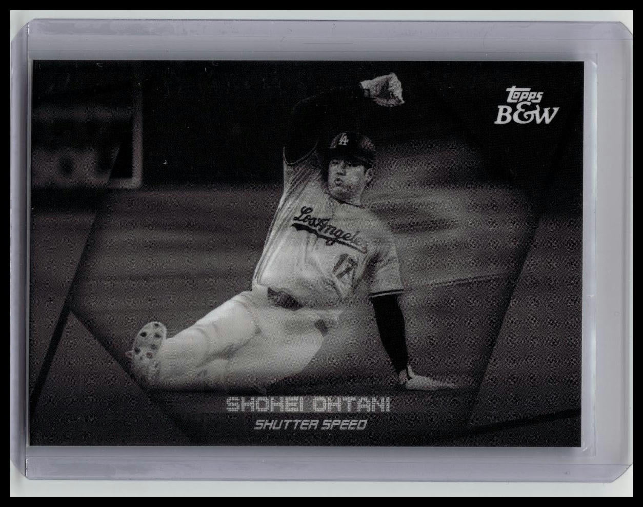Shohei Ohtani 2024 Topps Black & White #SS6 Shutter Speed