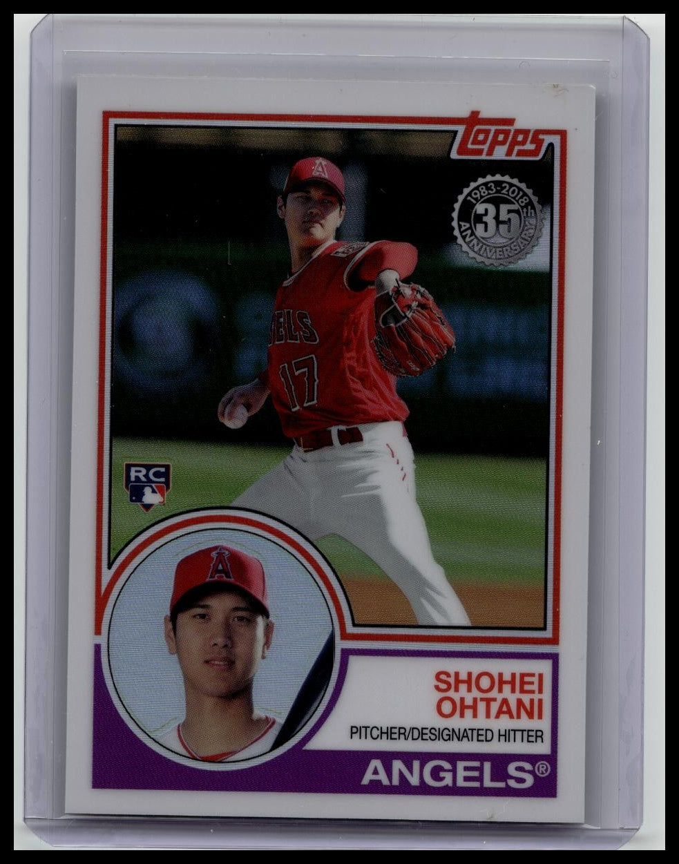 2018 Topps Silver Pack 1983 Chrome Promo #51 Shohei Ohtani Rookie
