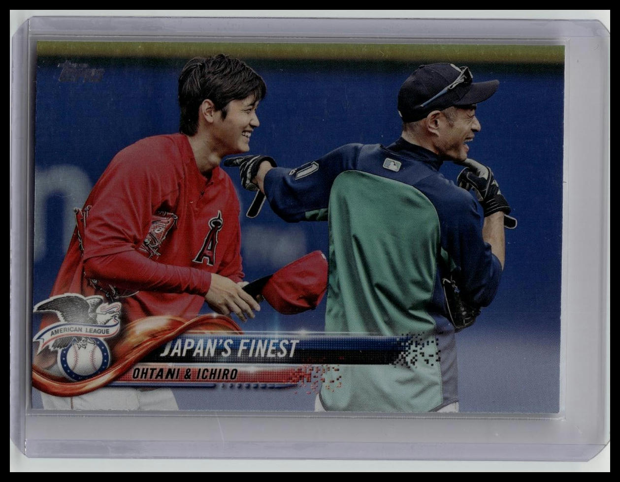 2018 Topps Update Shohei Ohtani Rainbow Foil Ichiro #153 Japan's Finest