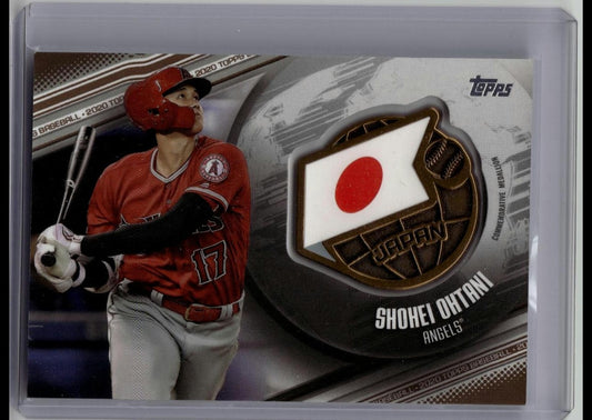 2020 TOPPS Shohei Ohtani GOLD /50 MVP GLOBAL GAME MEDALLION #GGM-SO Angels SSP