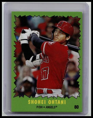 2022 Topps Throwback Thursday TBT Shohei Ohtani #80 Image Variation SP Hulk