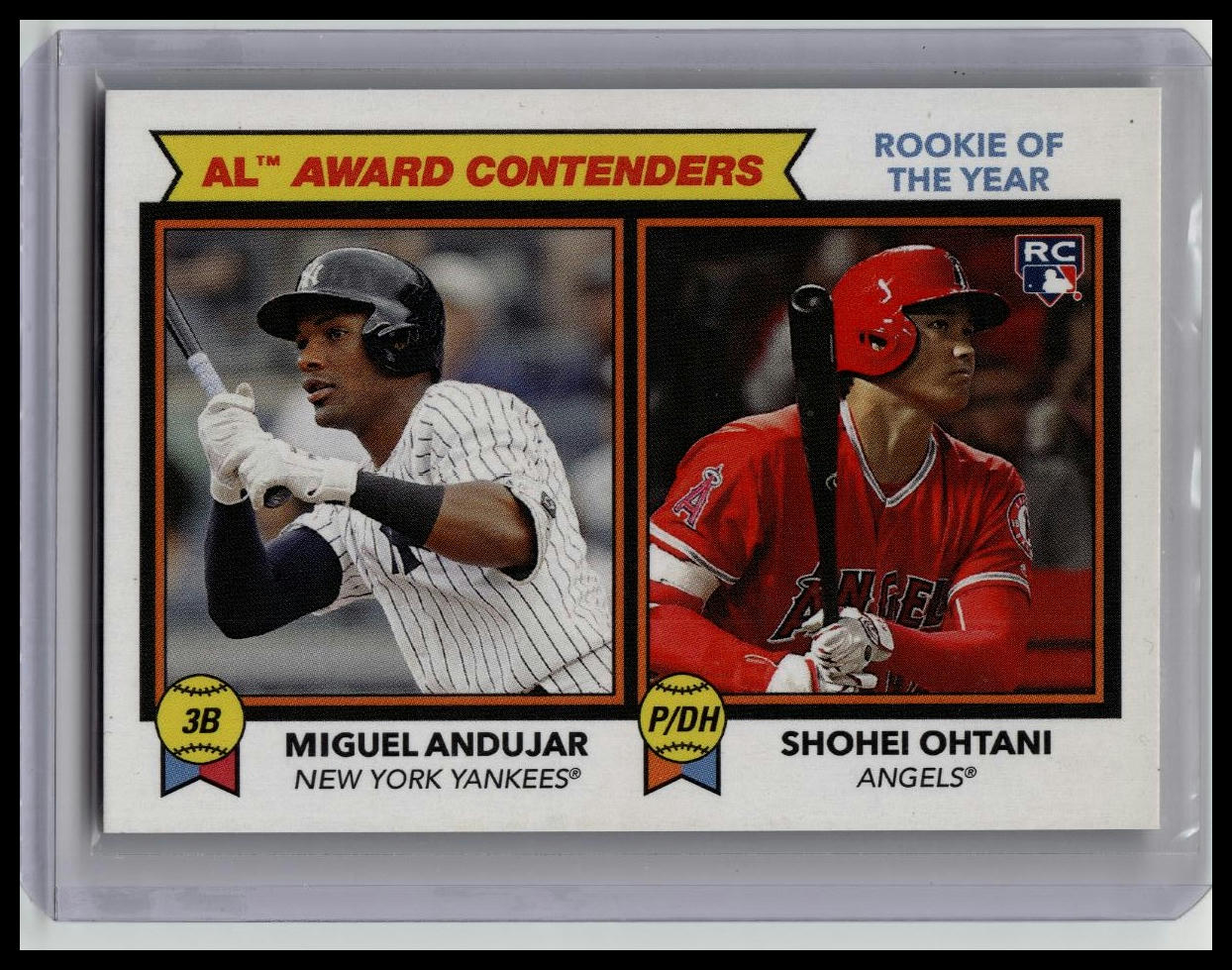 Shohei Ohtani 2018 Topps Throwback Thursday TBT #190 Miguel Andujar RC Rookie