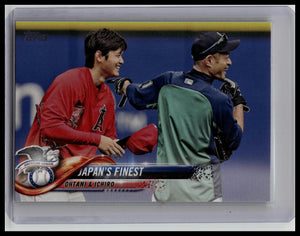 2018 Topps Update Japan's Finest Shohei Ohtani Rookie Ichiro #US153