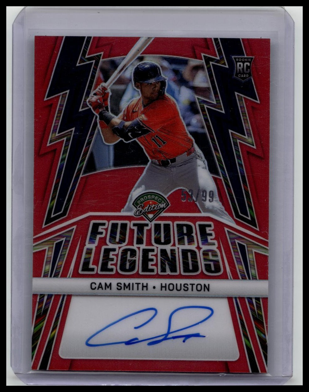 2025 Panini Prospect Edition CAM SMITH Future Legends Auto RED /99