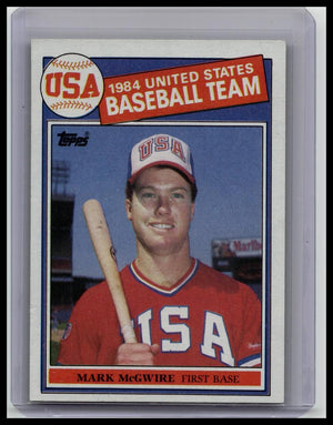 1985 Topps Mark McGwire Rookie RC _ #401
