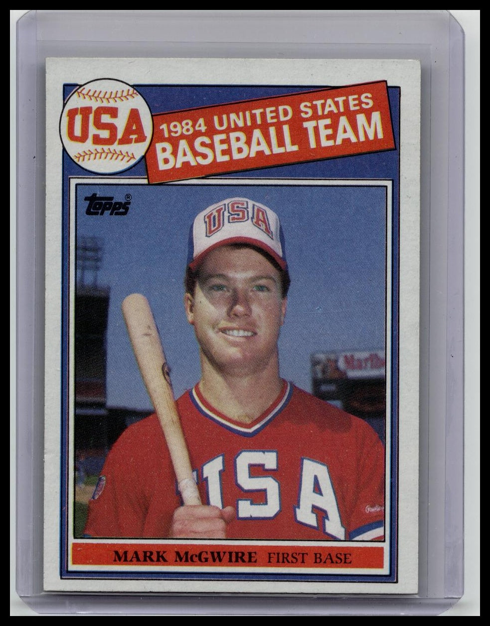 1985 Topps Mark McGwire Rookie RC _ #401