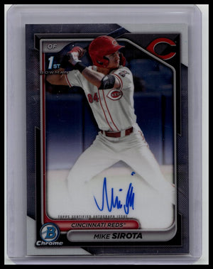 2024 Bowman Chrome 1st Auto Mike Sirota #CPA-MS