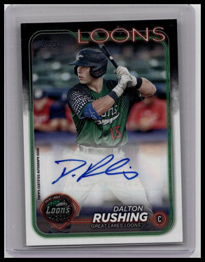 2024 Topps Pro Debut Dalton Rushing #PD-176 Rookie AUTO