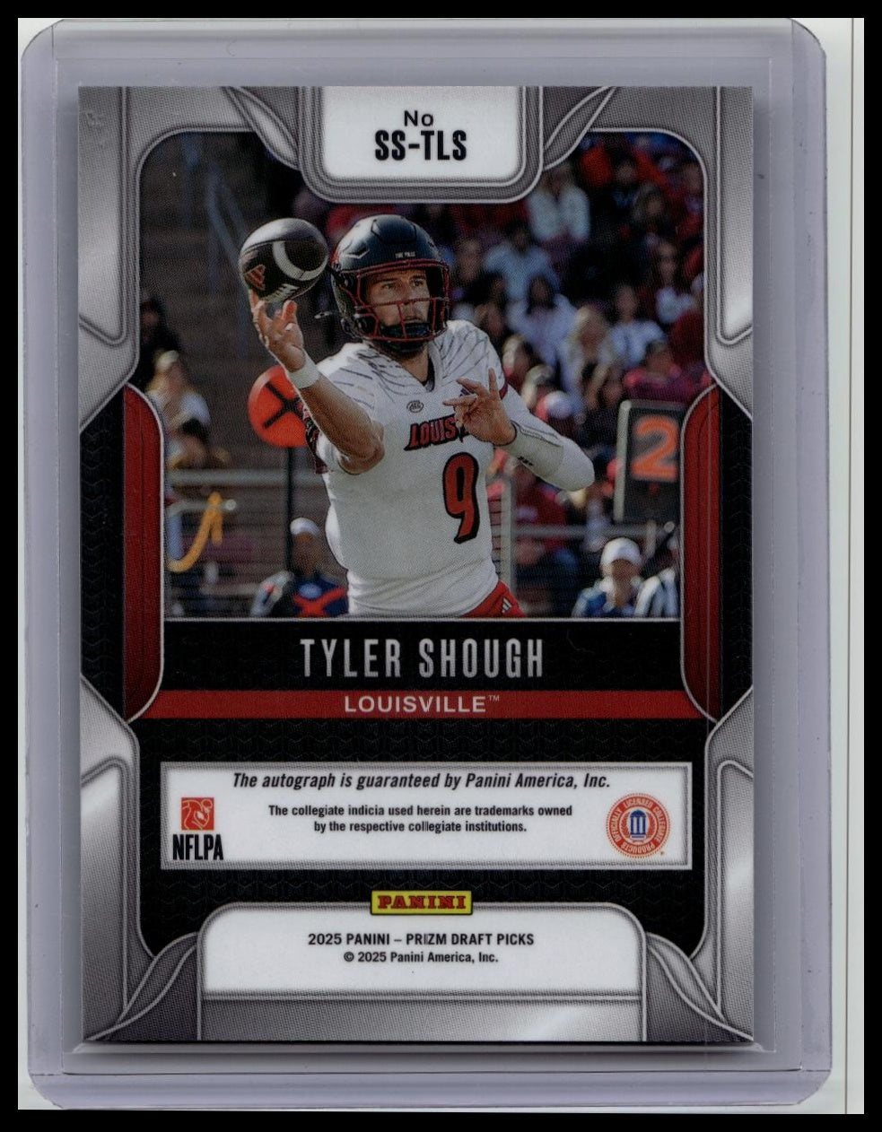 2025 Panini Prizm Draft Tyler Shough Louisville Sensational Rookie Auto