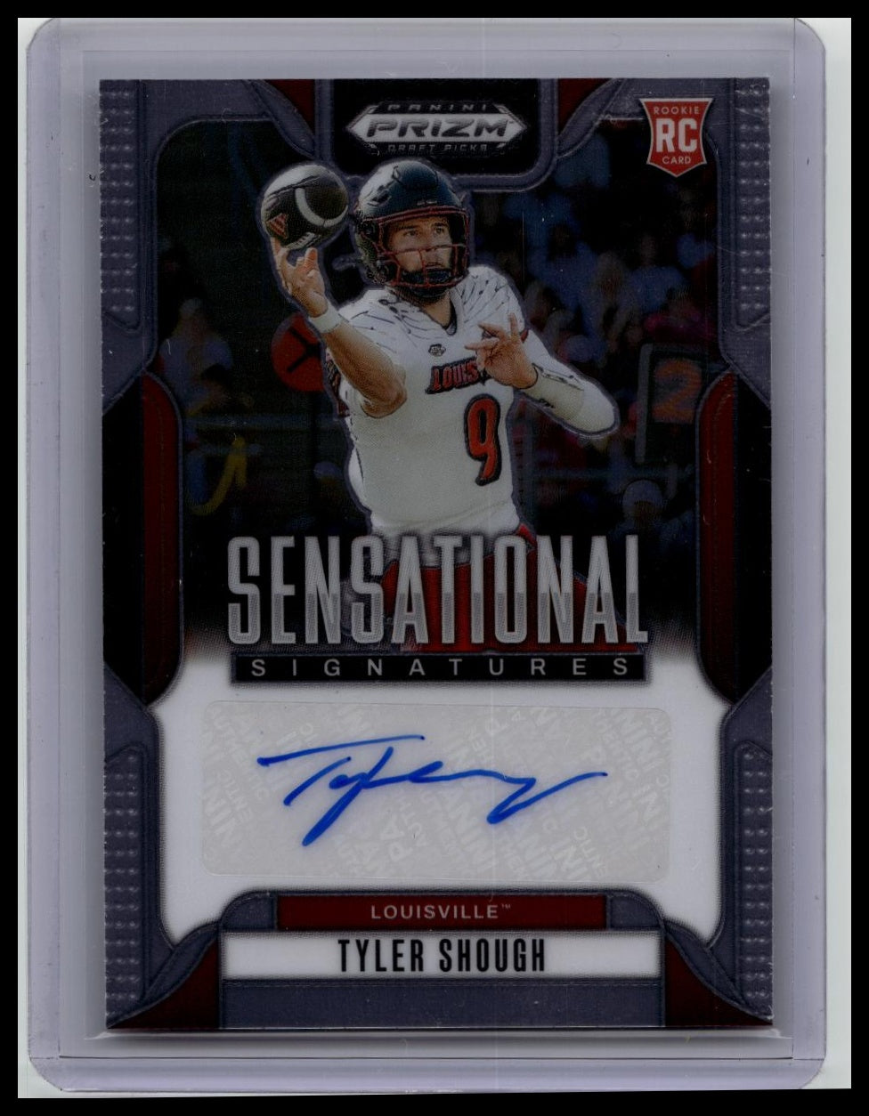 2025 Panini Prizm Draft Tyler Shough Louisville Sensational Rookie Auto