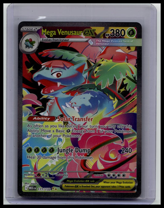 POKEMON MEGA VENUSAUR EX SIR 177/132 MEGA EVOLUTION HOLO NM/M