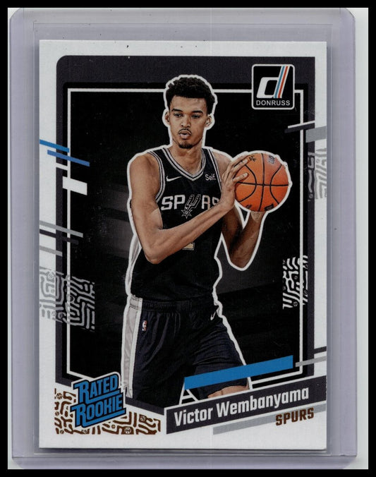 2023-24 Panini Donruss Victor Wembanyama RC Rated #220 Spurs Rookie
