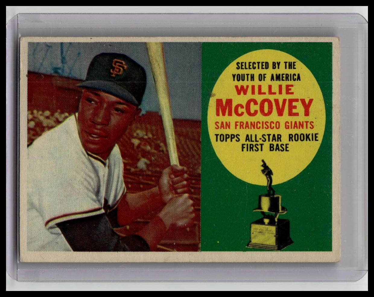 All Star Rookie Class 1960 Topps #316 Willie McCovey All-Star Rookie – Great American Sports ...