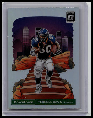 2024 Panini Donruss Optic DOWNTOWN Terrell Davis #24 BRONCOS RB HOF CASE HIT SSP