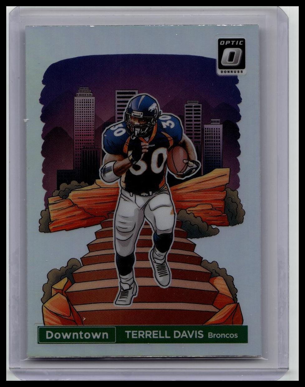 2024 Panini Donruss Optic DOWNTOWN Terrell Davis #24 BRONCOS RB HOF CASE HIT SSP