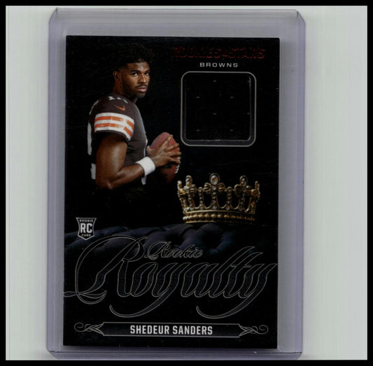 2025 Rookie & Stars Patch Rookie Royalty SHEDEUR SANDERS (RC) #RR-SSS- BROWNS 🏈