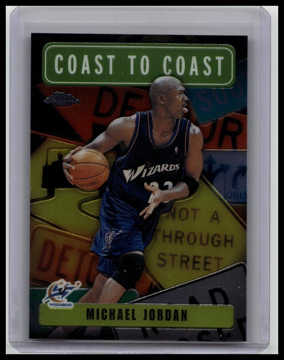 2002-03 Topps Chrome Coast to Coast Michael Jordan #CC8