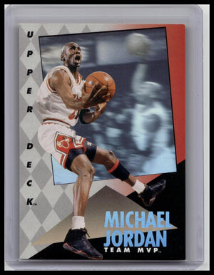 1993 Upper Deck Michael Jordan Team MVP Insert #4 Hologram Chicago Bulls