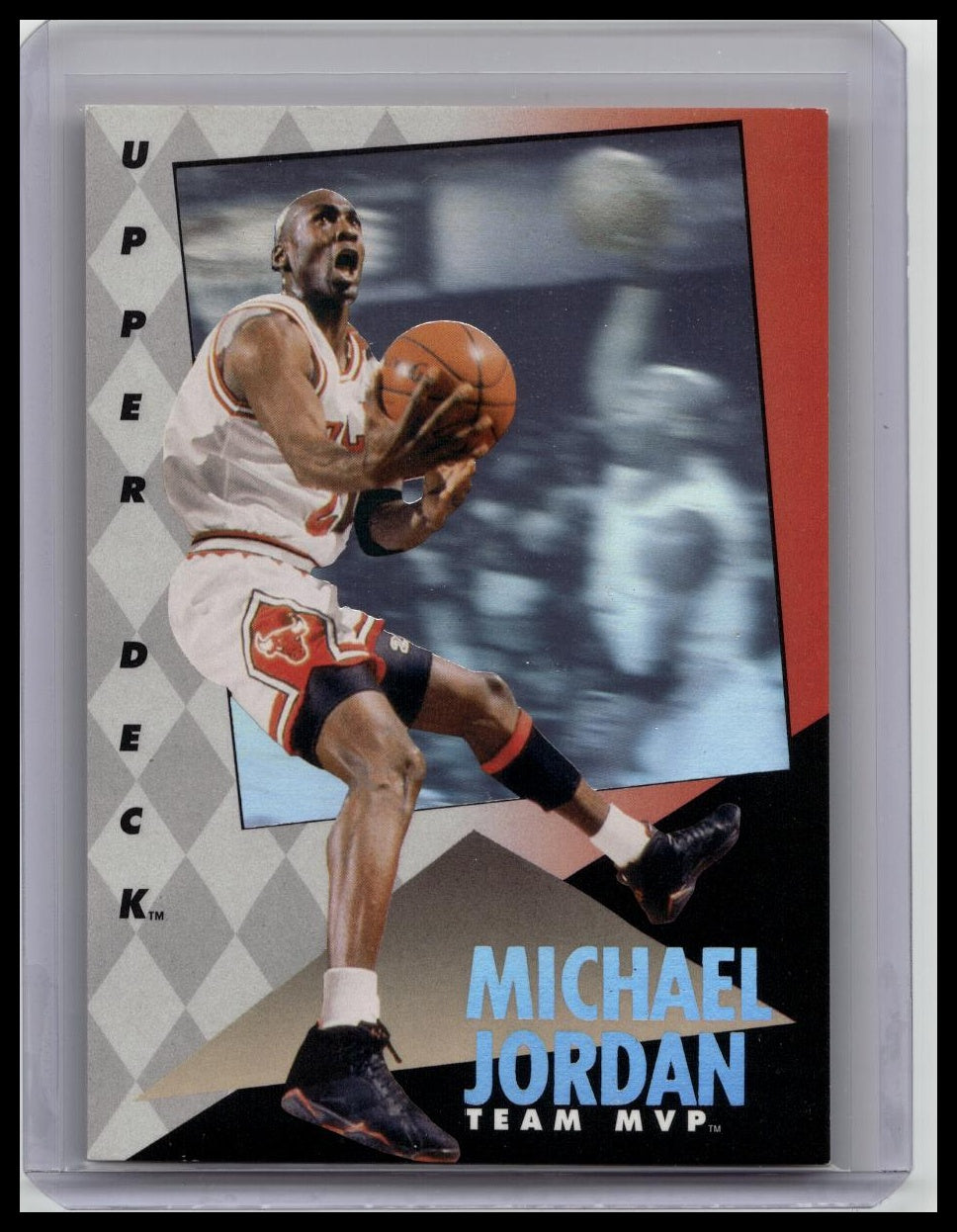 1993 Upper Deck Michael Jordan Team MVP Insert #4 Hologram Chicago Bulls