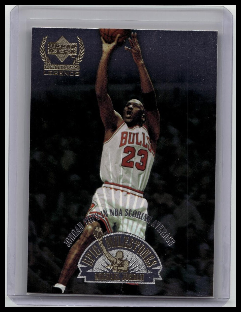 1999 Upper Deck Century Legends Michael Jordan Epic Milestones #EM1