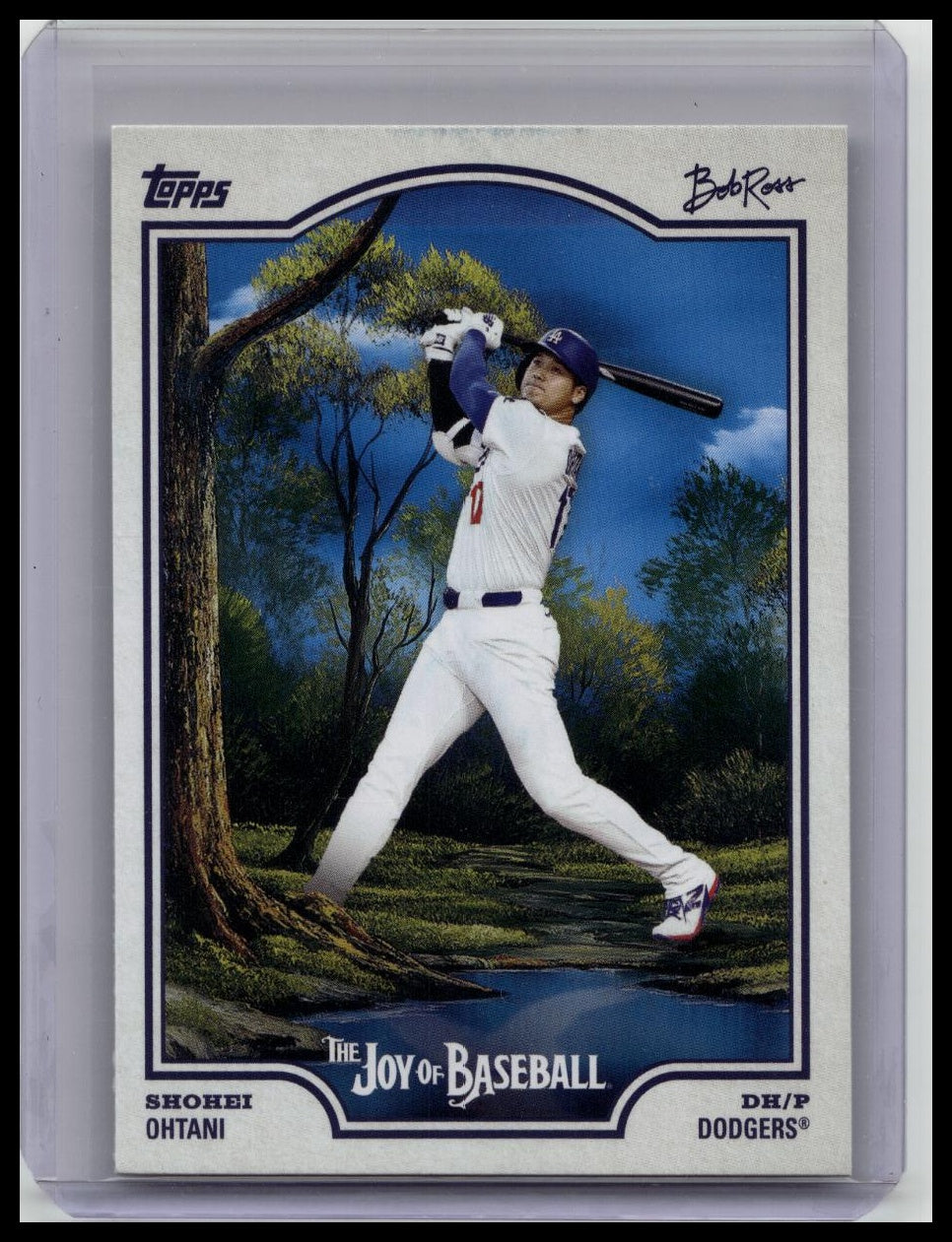 Topps 2025 X Bob Ross Shohei Ohtani The Joy of Baseball Dodgers #41