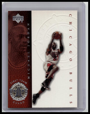 1999-2000 Upper Deck NBA First Team Guard #71 MICHAEL JORDAN Chicago Bulls
