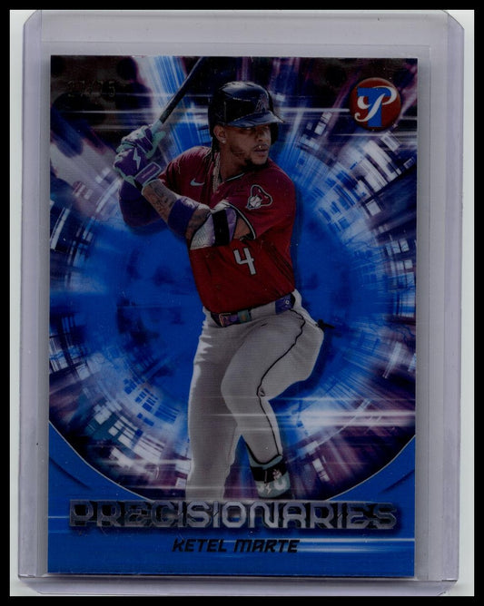 Topps 2025 Pristine Precisionaries Ketel Marte PR-15 /75 Arizona Diamondbacks