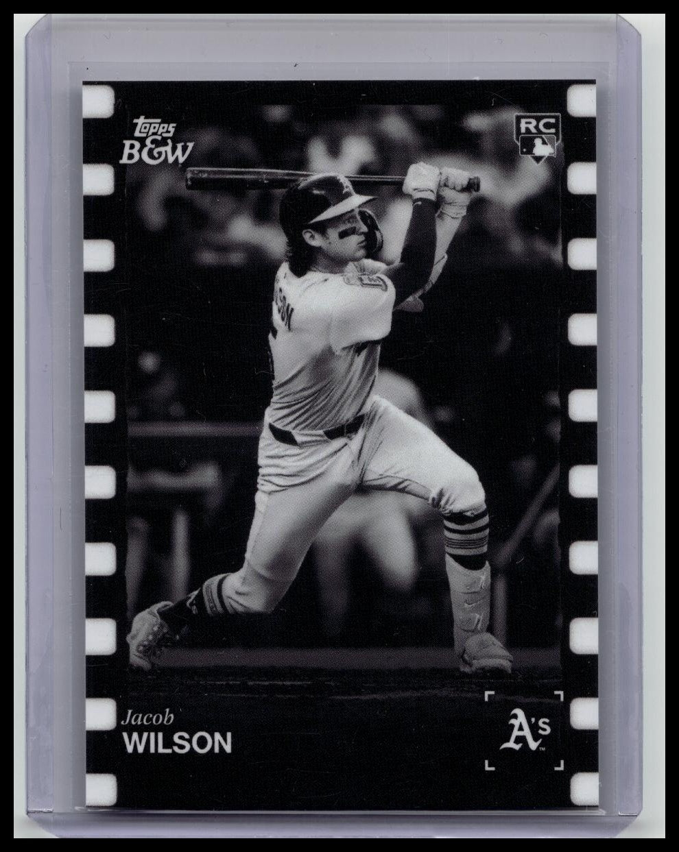 2025 Topps Black & White #086 Jacob Wilson Film Strip SP