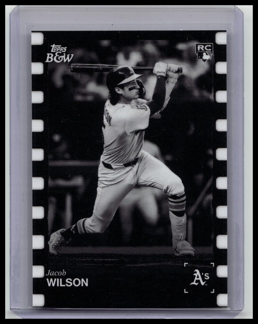 2025 Topps Black & White #086 Jacob Wilson Film Strip SP