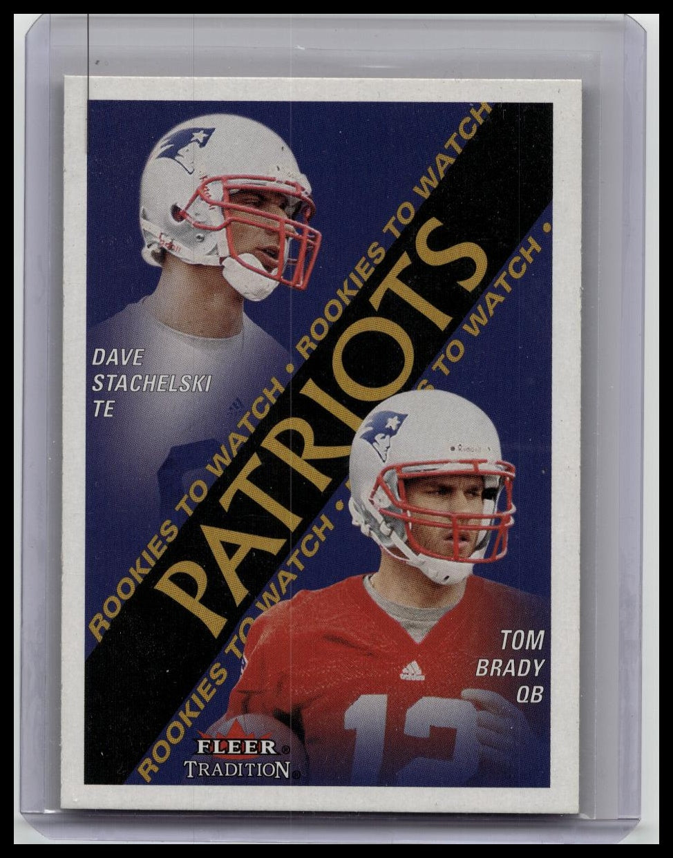 2000 Fleer Tradition Tom Brady-Rookies to Watch #352 (RC)