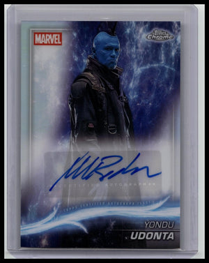 2025 Topps Chrome Marvel Studios #AA-MRR Michael Rooker As Yondu Udonta Auto