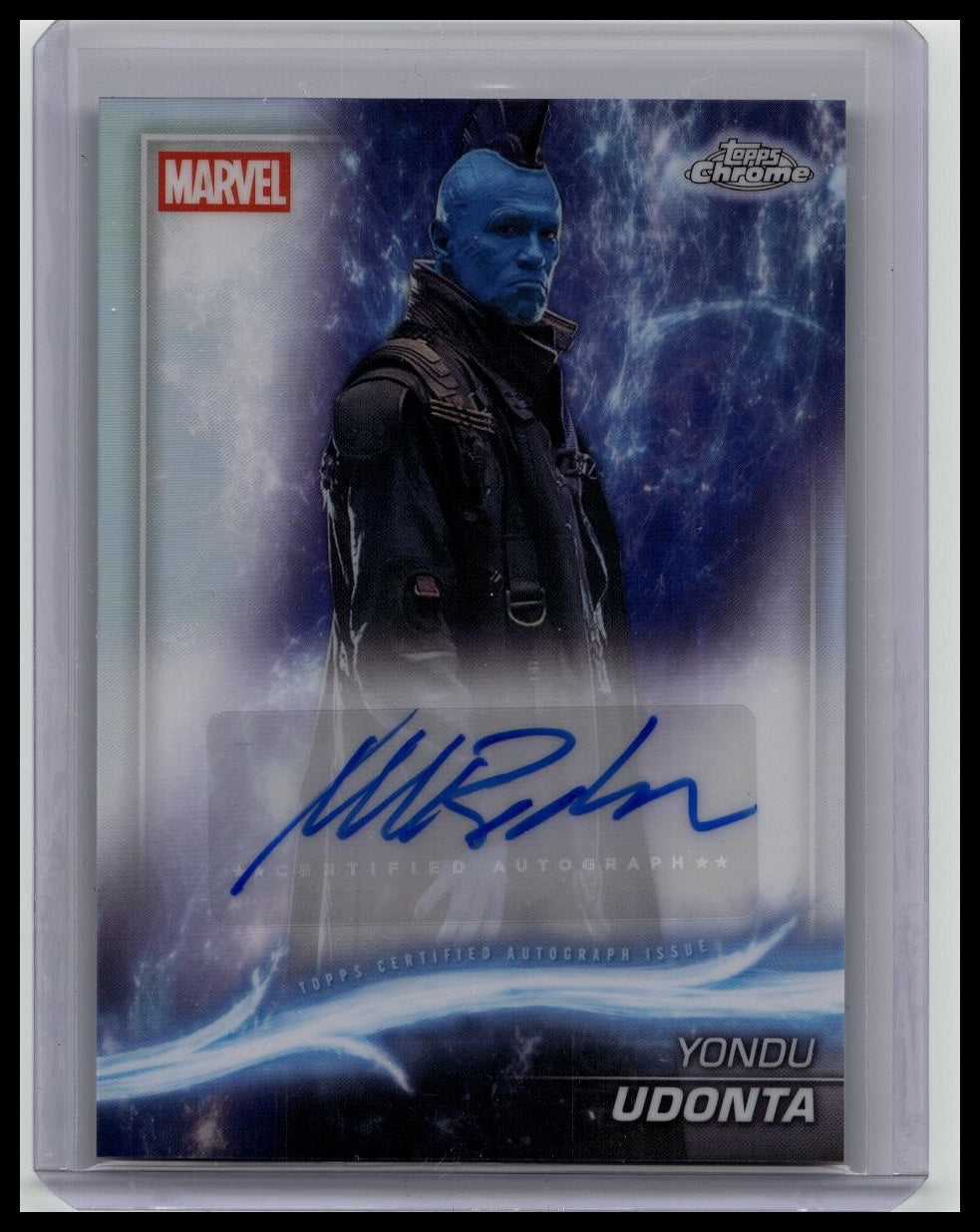 2025 Topps Chrome Marvel Studios #AA-MRR Michael Rooker As Yondu Udonta Auto