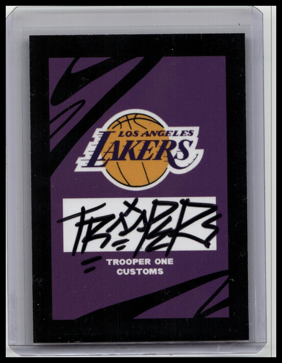 Custom Art Kobe Bryant Card
