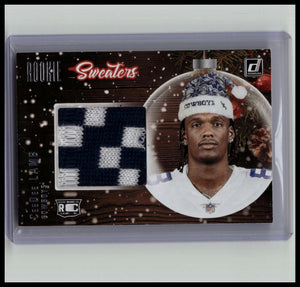 2020 Donruss CeeDee Lamb Holiday Sweater RC #SW-CL Cowboys Rookie