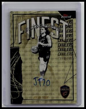 2025 Topps Finest - Autographs Jaylon Tyson Superfractor ONE OF ONE 1/1 Rookie Auto RC