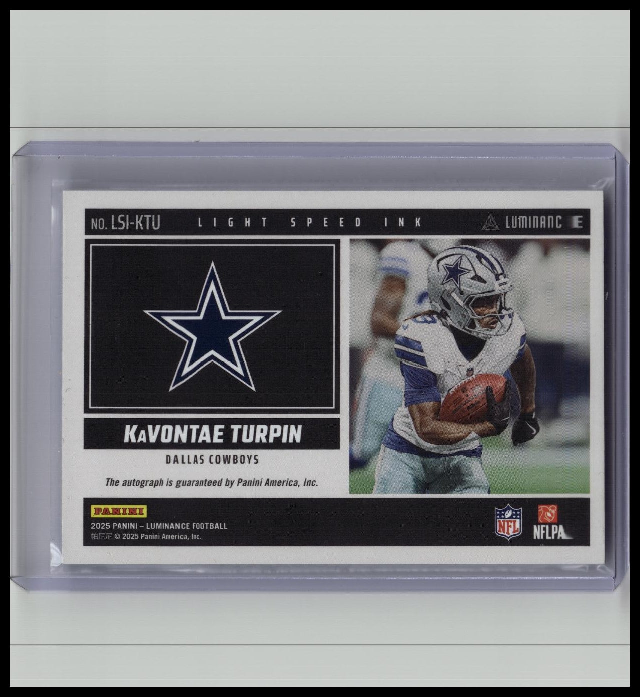2025 Luminance Light Speed Ink Gold Auto - KaVONTAE TURPIN /50 Cowboys