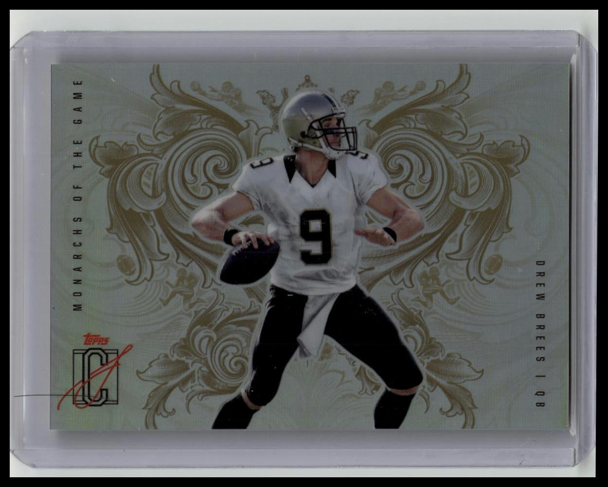 Drew Brees 2024 Topps Signature Class #MG-35 Monarchs of the Game SSP CASE HIT