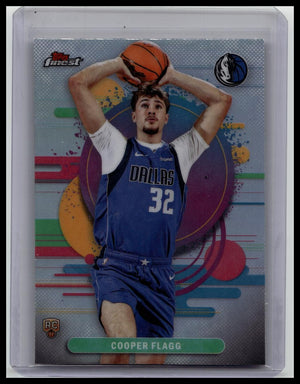 Topps 2026 Finest Rookie Uncommon Refractor Cooper Flagg #101 Dallas Mavericks