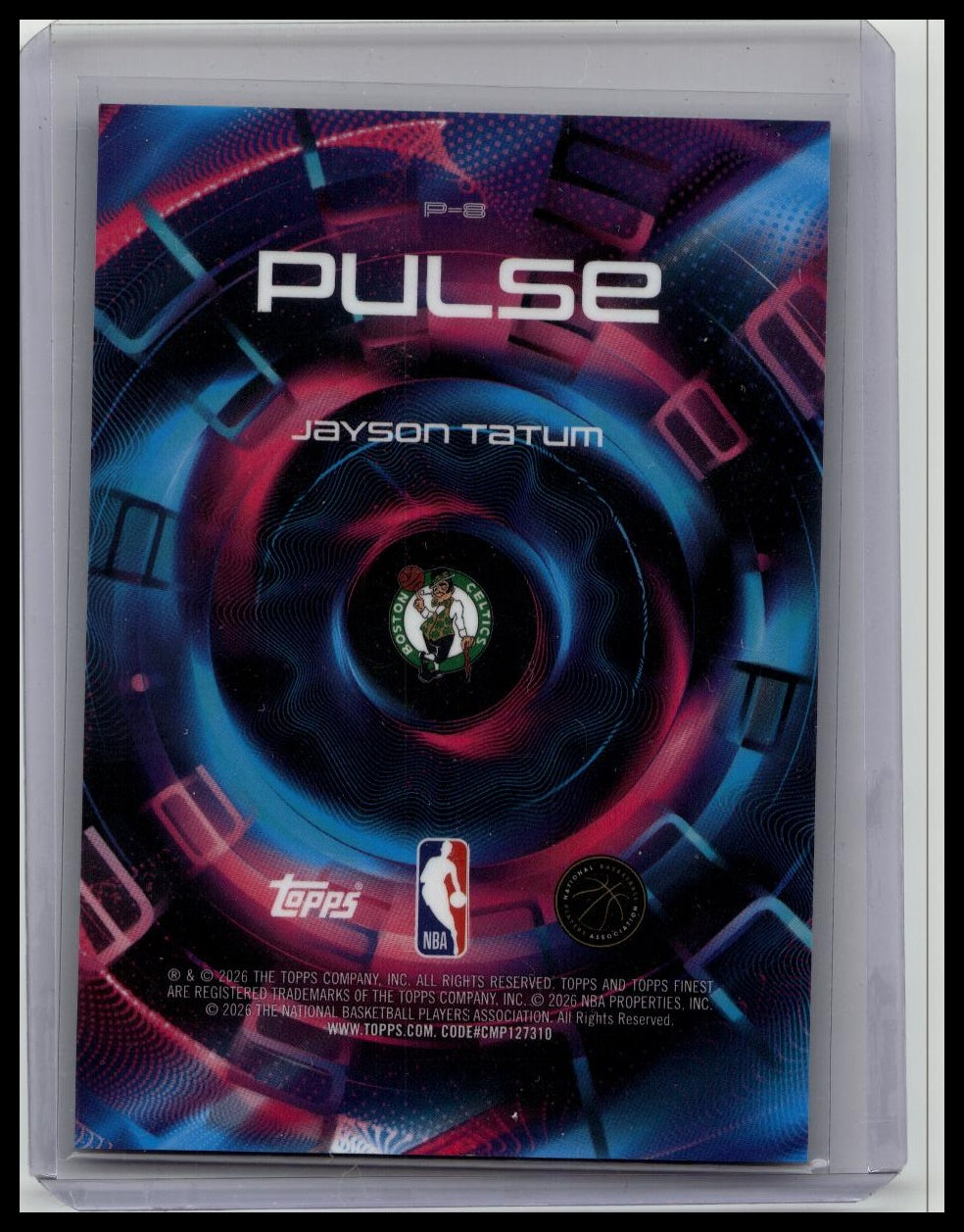 2025-26 Topps Finest Basketball Jayson Tatum #P-8 Pulse Celtics Case Hit SSP