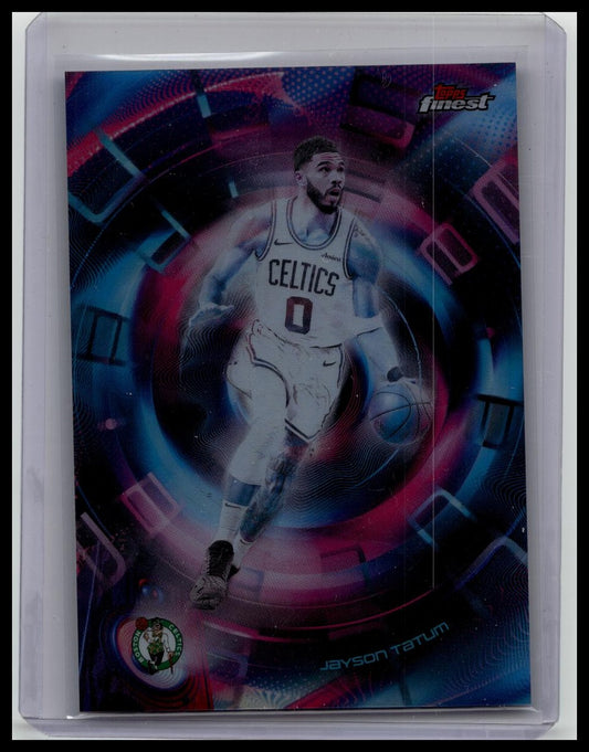 2025-26 Topps Finest Basketball Jayson Tatum #P-8 Pulse Celtics Case Hit SSP